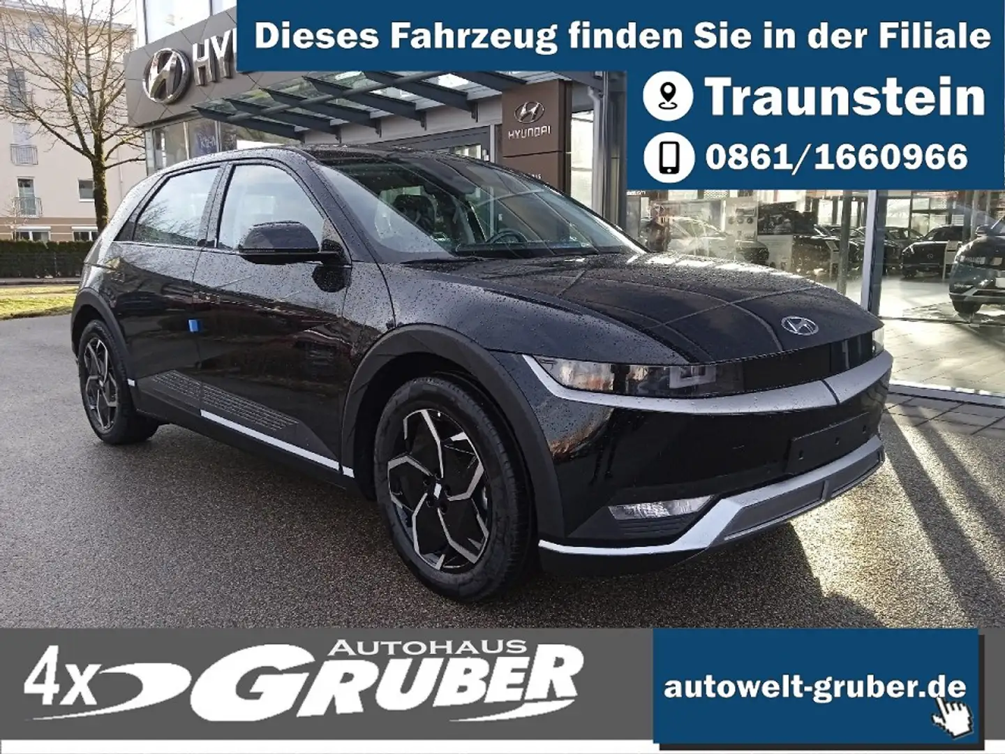 Hyundai IONIQ 5 77,4kWh Batt. DYNAMIQ-Paket inkl. el. Heckklappe Negru - 1