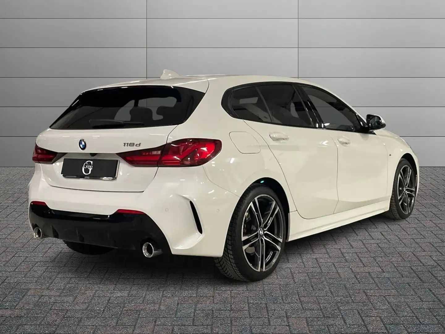 BMW 118 d Msport auto Blanc - 2