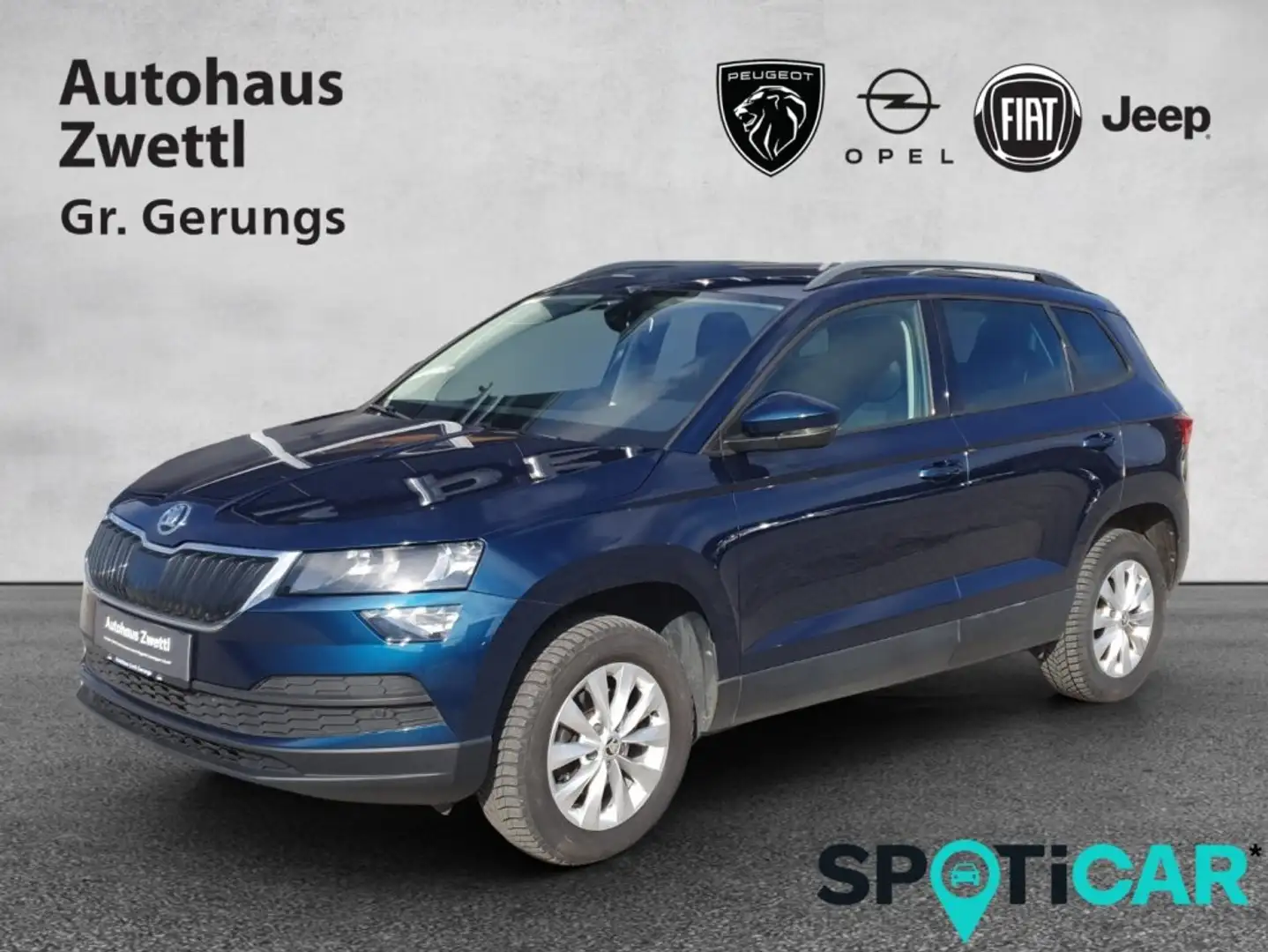 Skoda Karoq 1,6 TDI Ambition Limited DSG Blau - 1