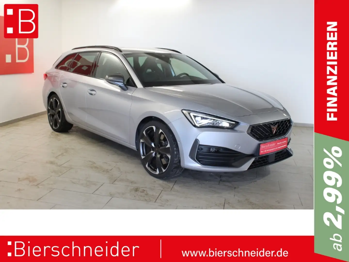 CUPRA Leon Sportstourer 1.4 TSI DSG VZ e-Hybrid 19 AHK FAHRAS Plateado - 1