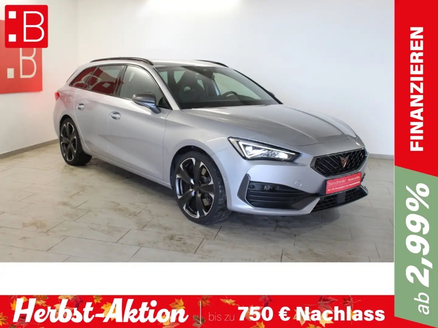 CUPRA Leon Sportstourer 1.4 TSI DSG VZ e-Hybrid 19 AHK FAHRAS Silber - 1