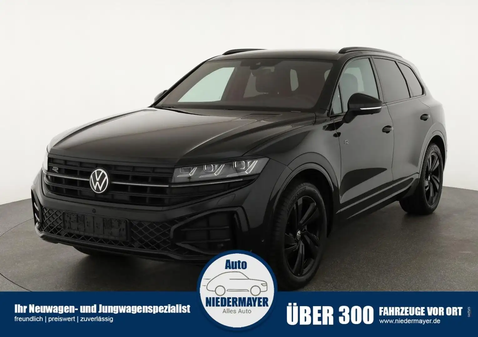Volkswagen Touareg TDI V6 R-LINE Black, HUD, Leder, Luft, Standheizun Zwart - 1