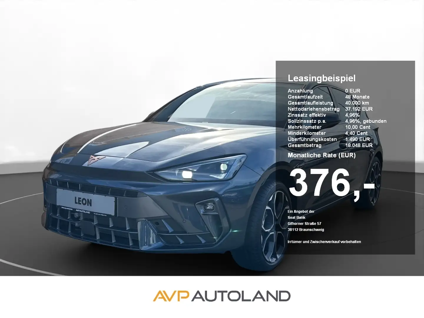 CUPRA Leon 1.5 eTSI DSG | NAVI | ACC | RÜCKFAHRKAMERA Grau - 1