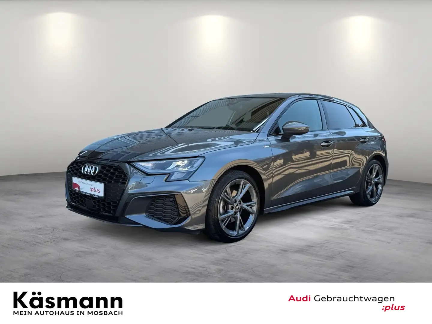 Audi A3 S line 35TDI 2xS line STDHZ PANO Grau - 2