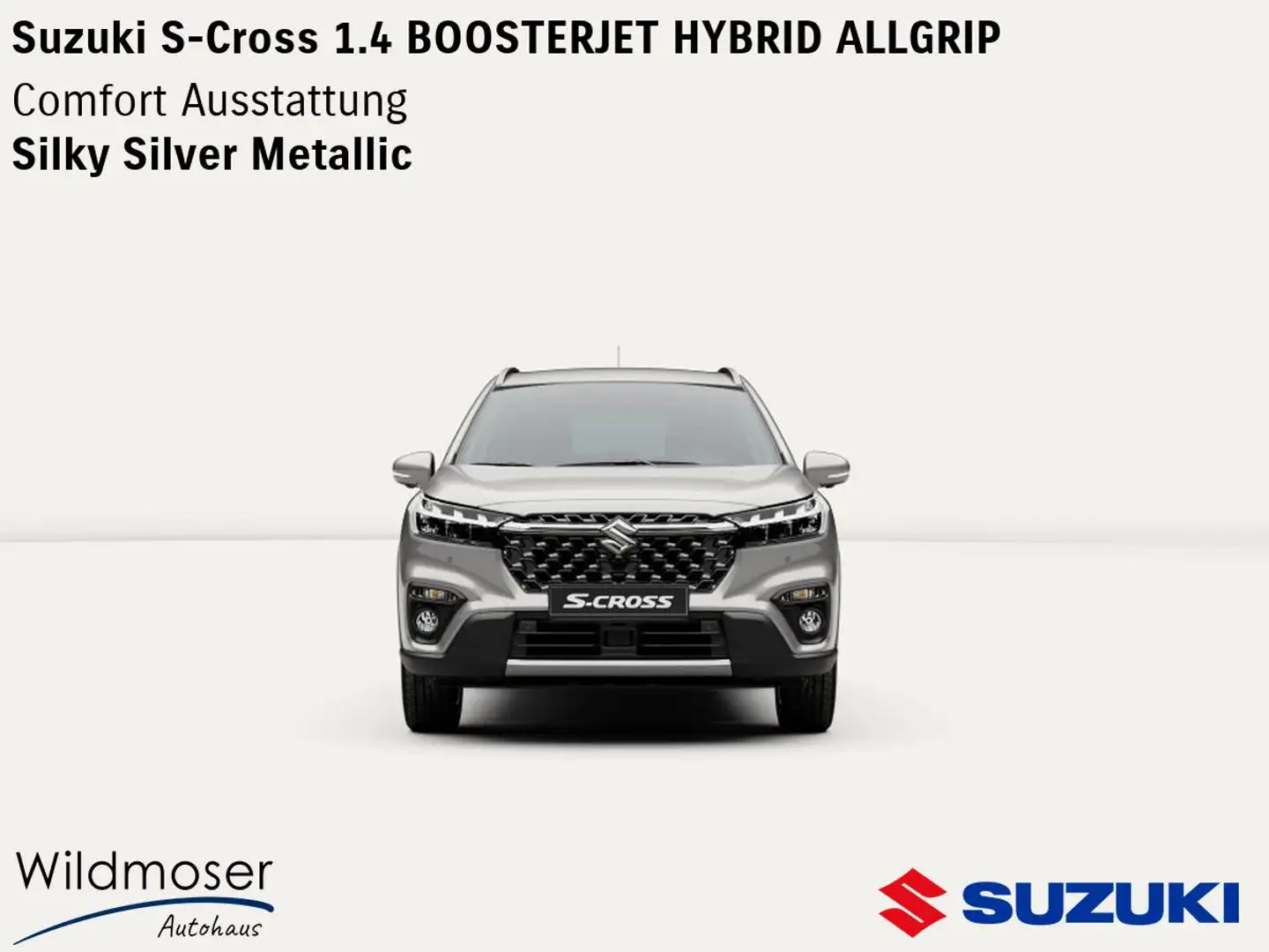 Suzuki SX4 S-Cross ❤️ 1.4 BOOSTERJET HYBRID ALLGRIP ⏱ Sofort verfügba Silber - 2