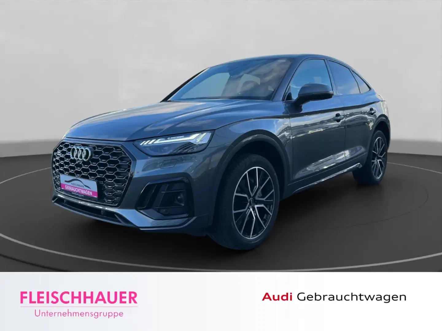 Audi Q5 Sportback S line 40 TDI quattro DSG+AHK+PANO Grau - 1
