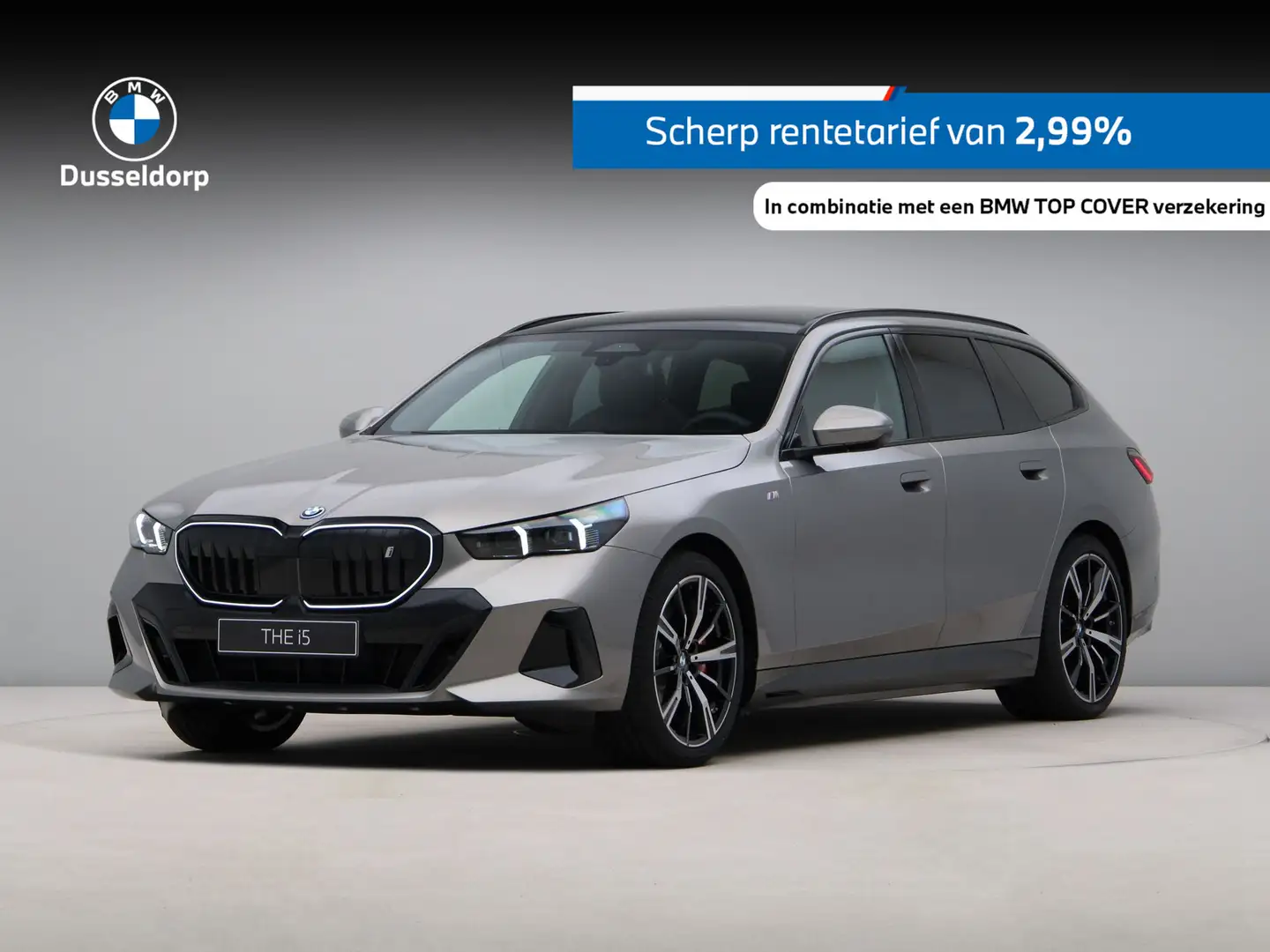 BMW i5 Touring eDrive40 M Sport Pro Grijs - 1