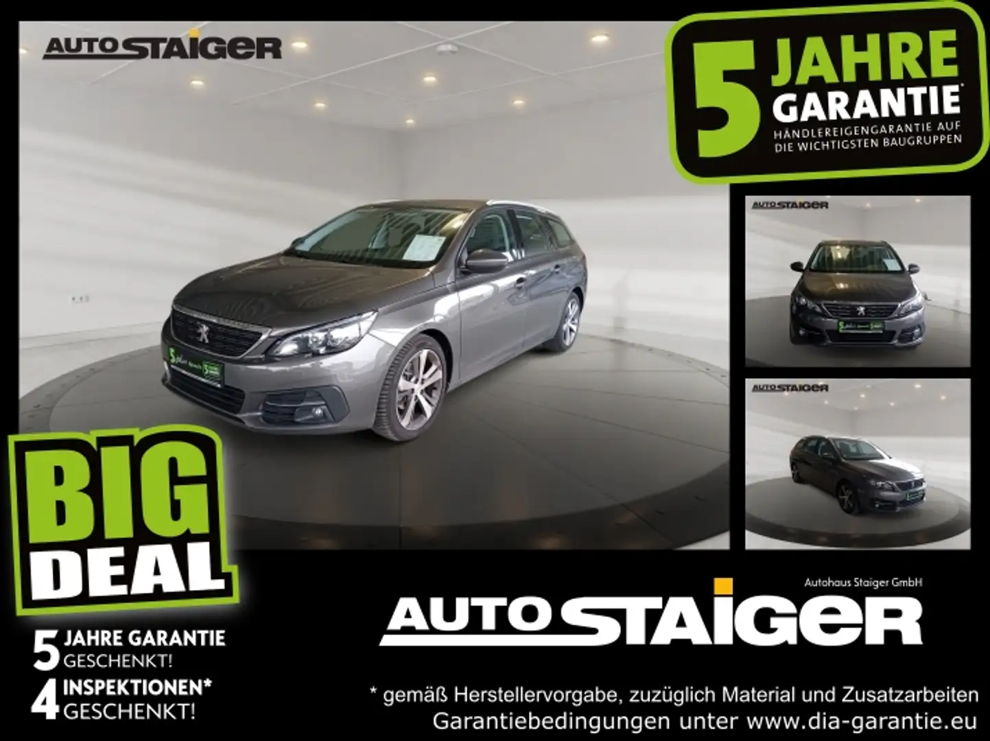 Peugeot 308 SW Active 130 CityPaket*SHZ*Automatik Grigio - 1