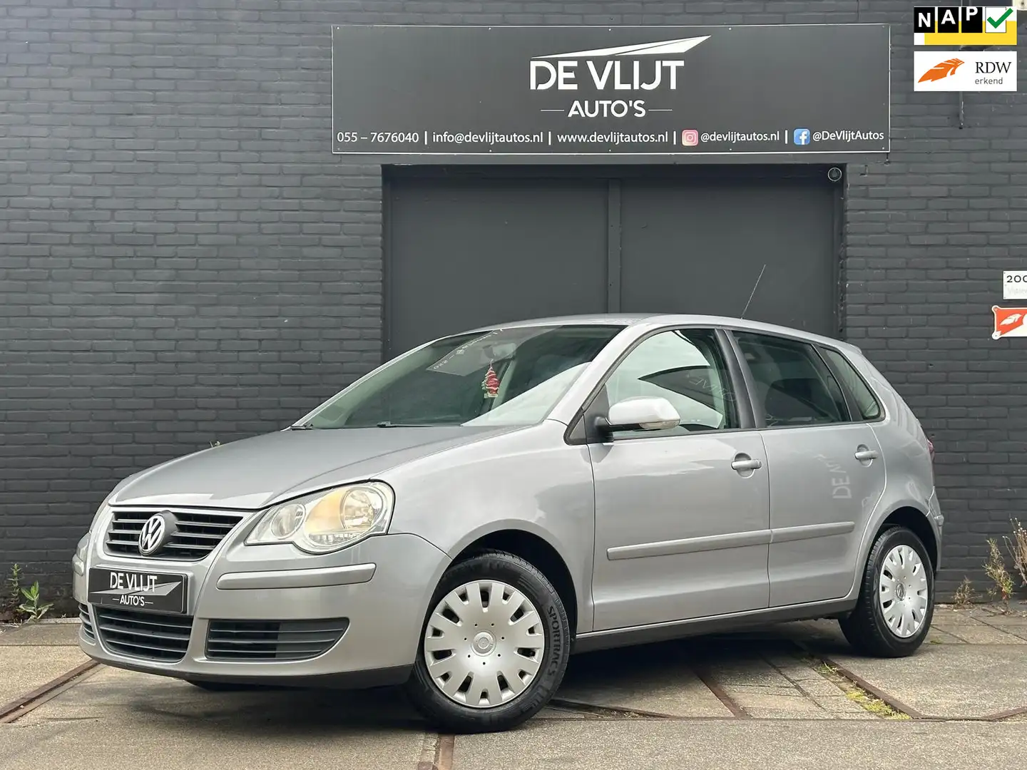 Volkswagen Polo 1.4-16V Optive | Airco | Elek Raam | CD Speler USB Gris - 1