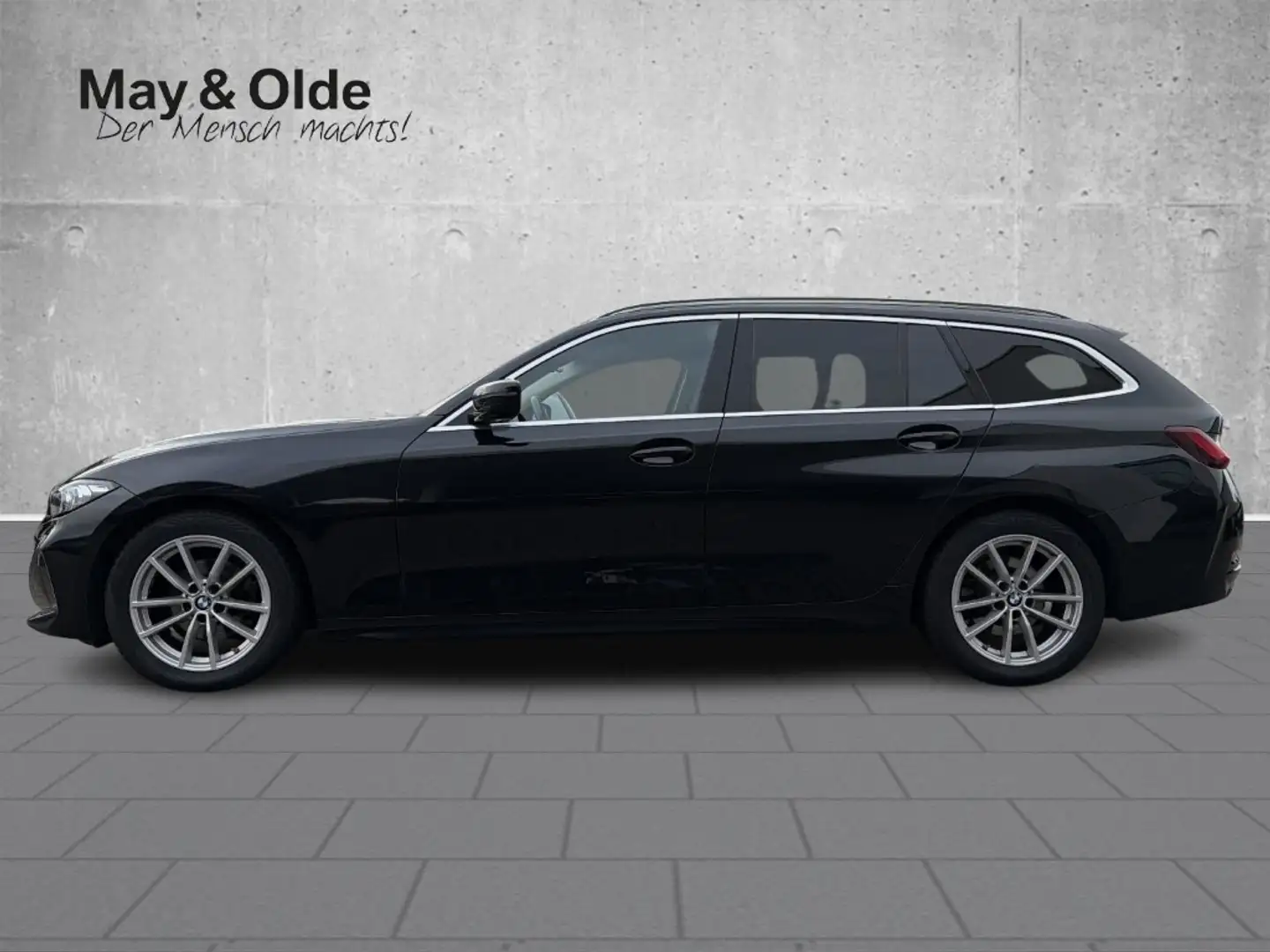 BMW 318 d Touring Aut. LED Navi Kamera Sitzhzg DAB Schwarz - 2