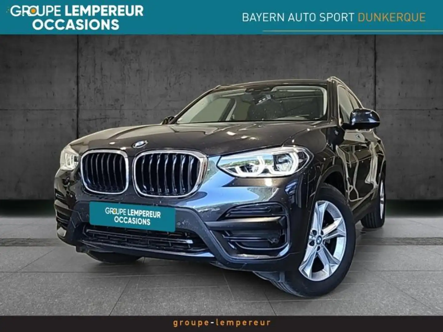 BMW X3 sDrive18dA 150ch  Business Design Gris - 1