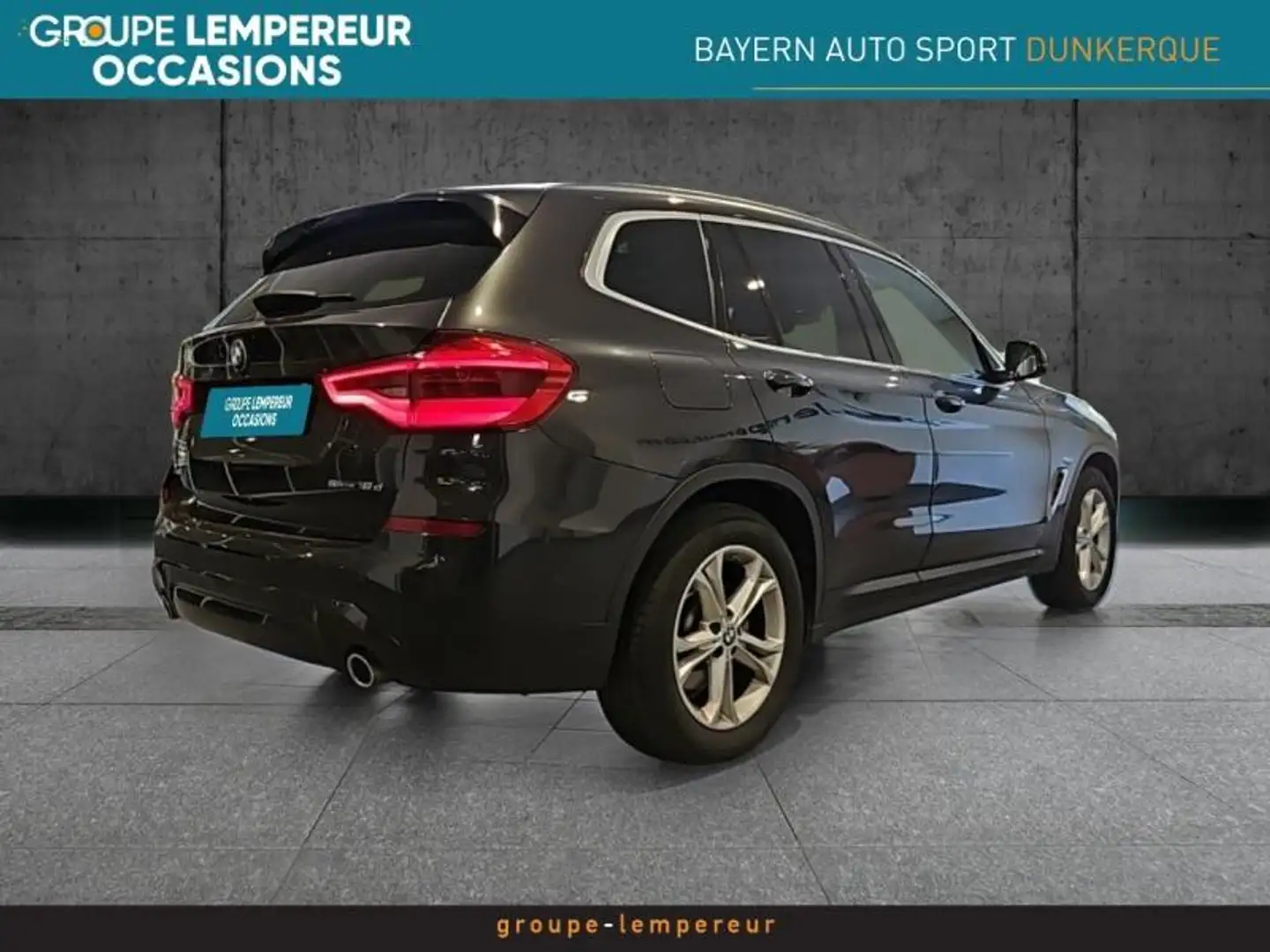 BMW X3 sDrive18dA 150ch  Business Design Gris - 2