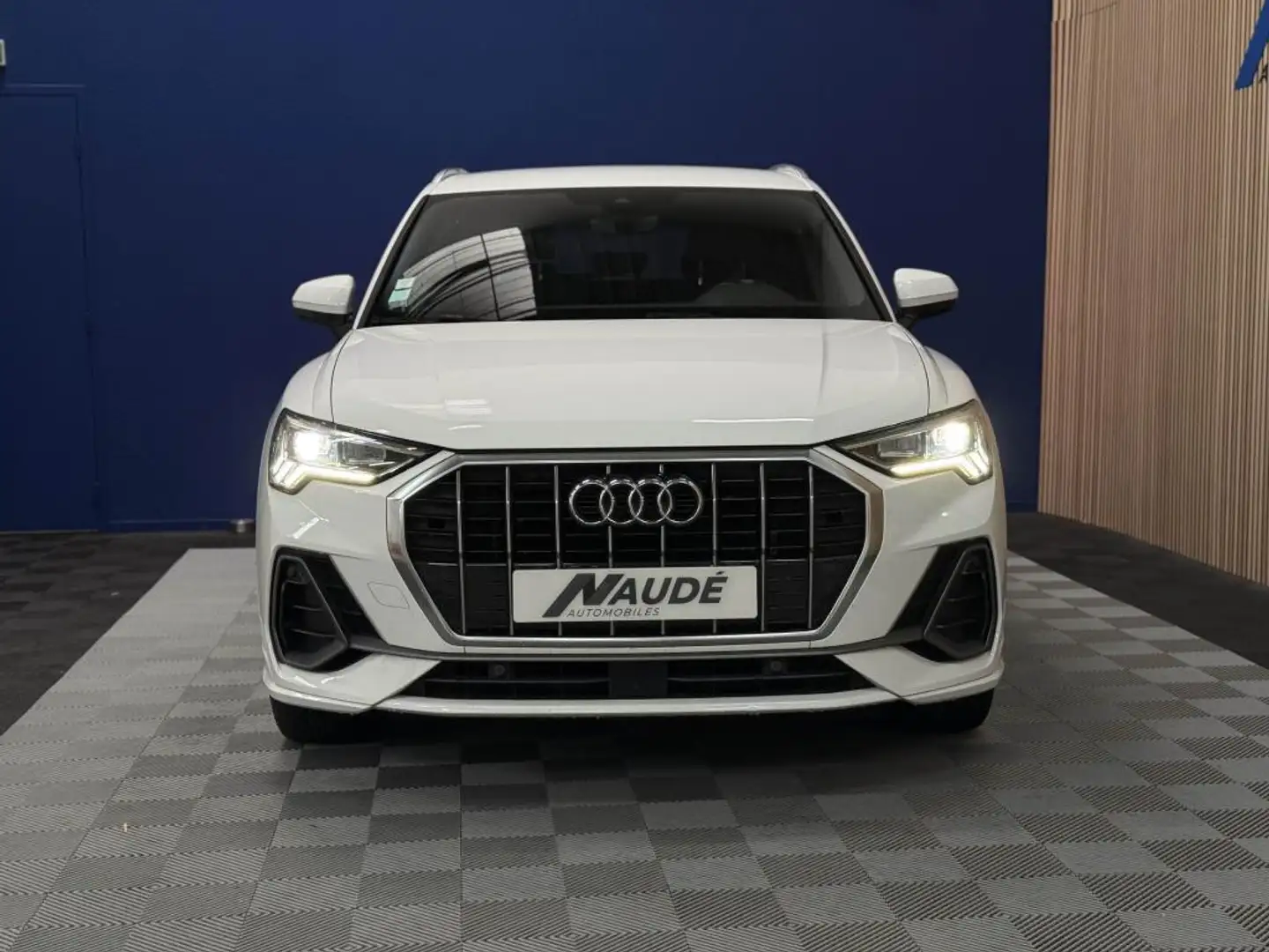 Audi Q3 35 TDI 2.0 150 CH S-tronic S-Line - TVA RÉCUPÉRABLE - Origine France Blanc - 2