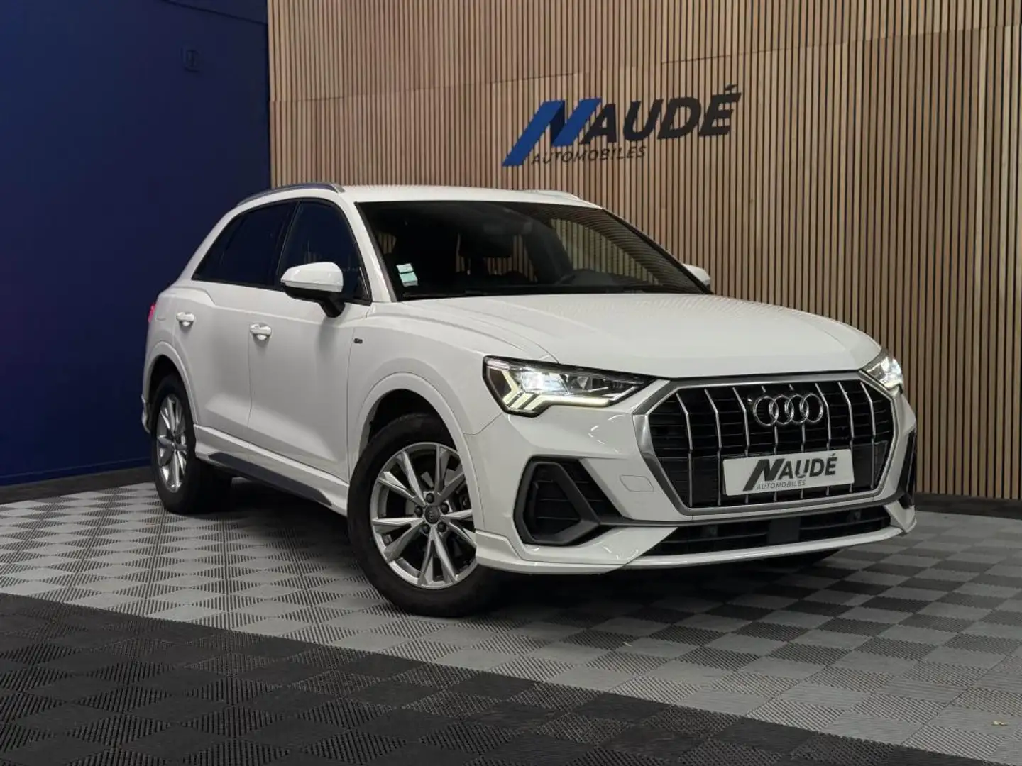 Audi Q3 35 TDI 2.0 150 CH S-tronic  S-Line  - TVA RÉCUPÉRABLE - Origine France Weiß - 1