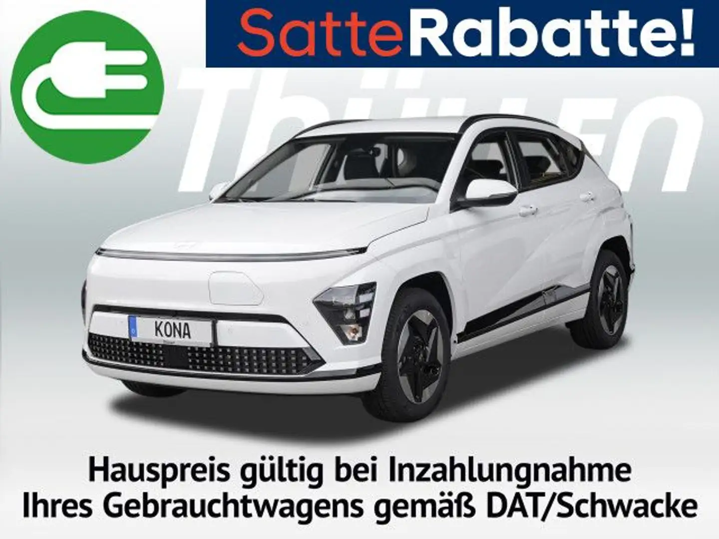 Hyundai KONA Elektro SX2 48,4kWh ADVANTAGE Effizienz-Paket Blanc - 1