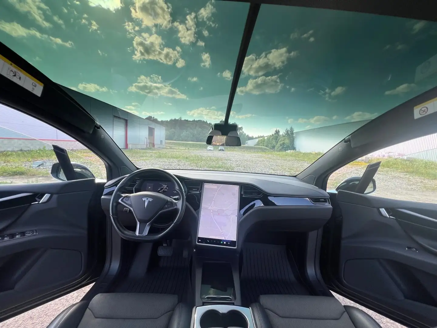 Tesla Model X 75D Autopilot SOH 93% 5 Places Noir - 2