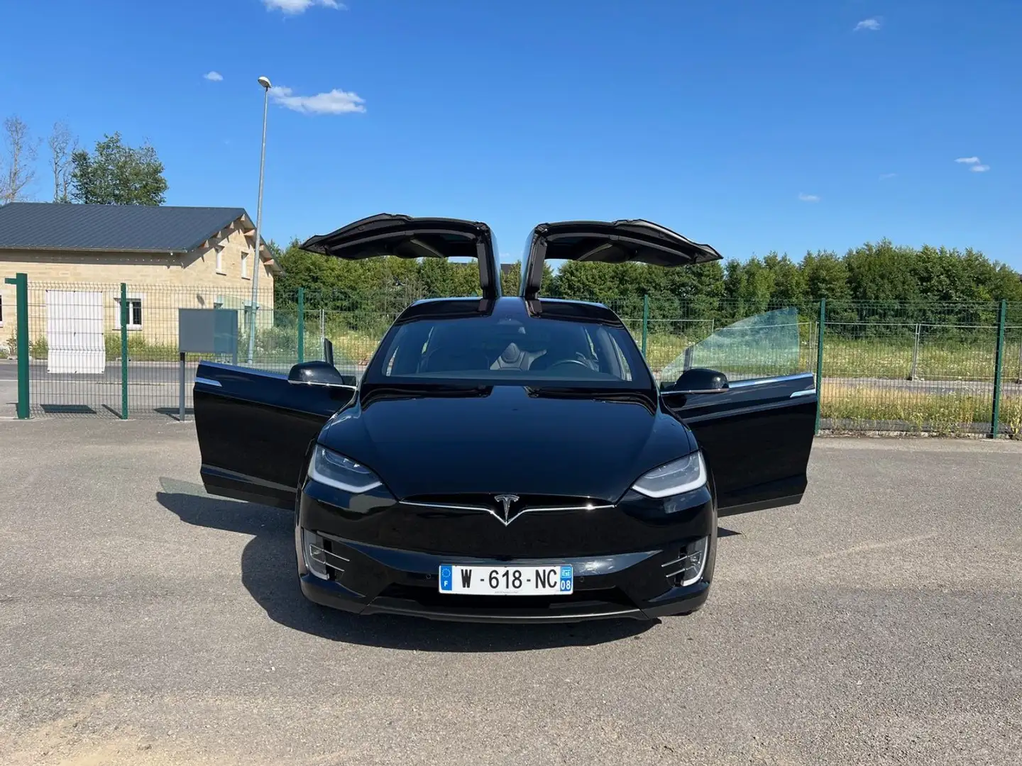 Tesla Model X 75D Autopilot SOH 93% 5 Places Noir - 1