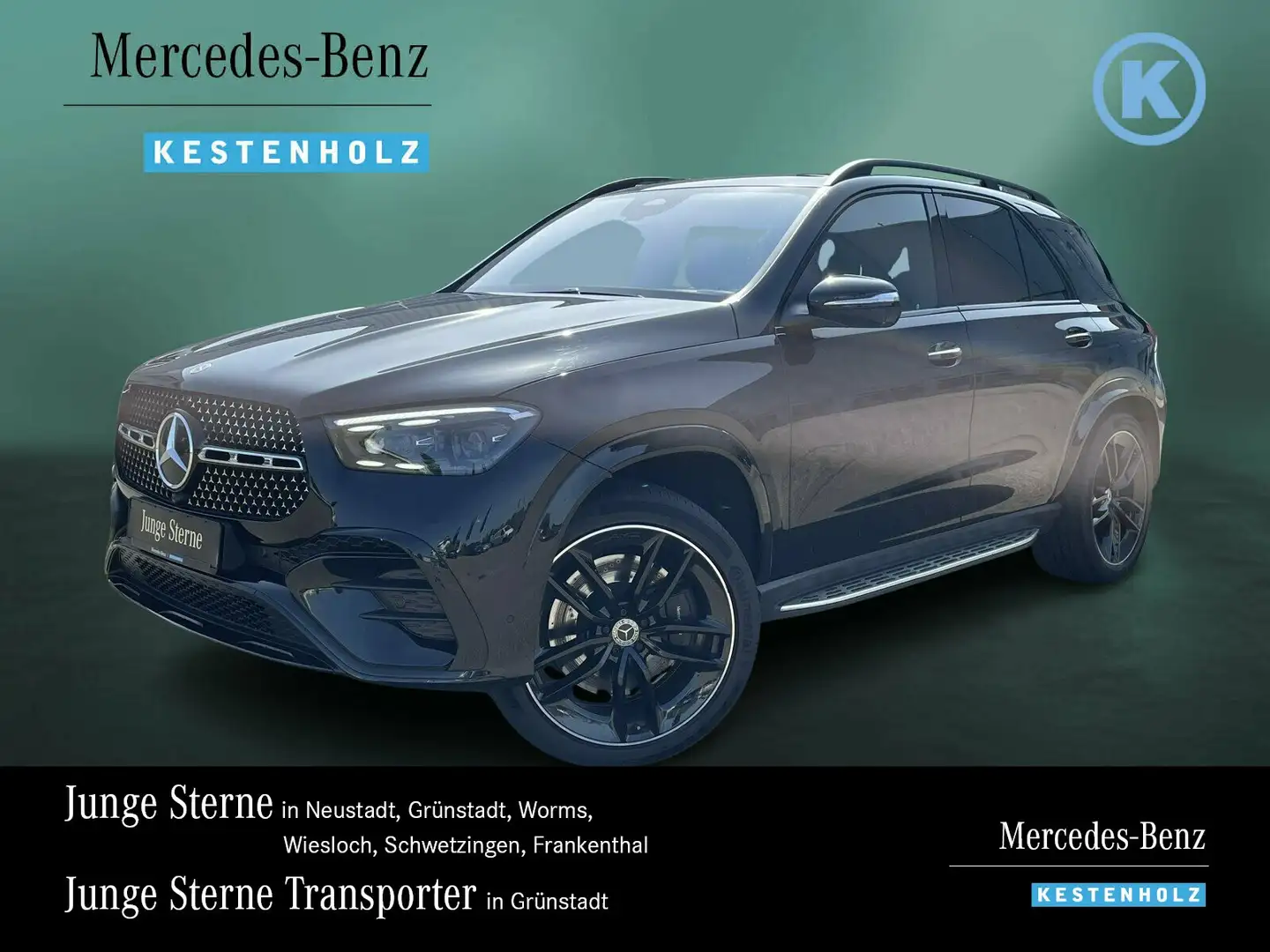 Mercedes-Benz GLE 580 GLE 580 4M AMG+NIGHT+7-SITZ+AIRM+AHK+DISTRO+PANO Zwart - 1