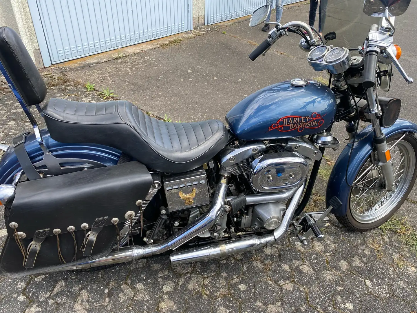Harley-Davidson FXD FXE Blauw - 1