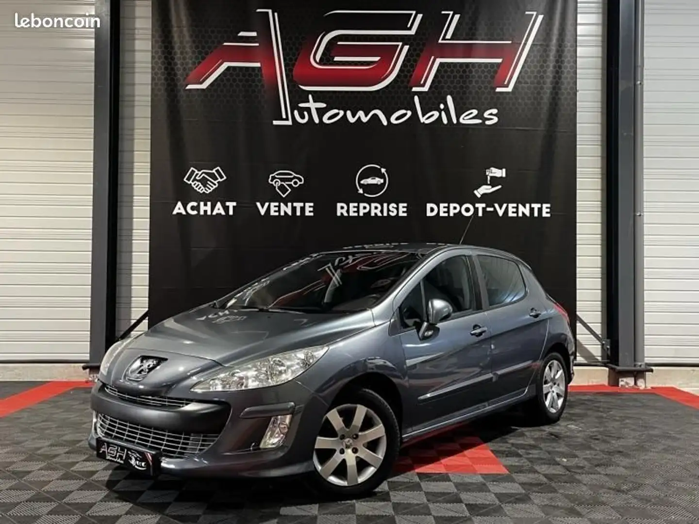 Peugeot 308 1.6 HDi110 Feline FAP BVM6 5p Gris - 1