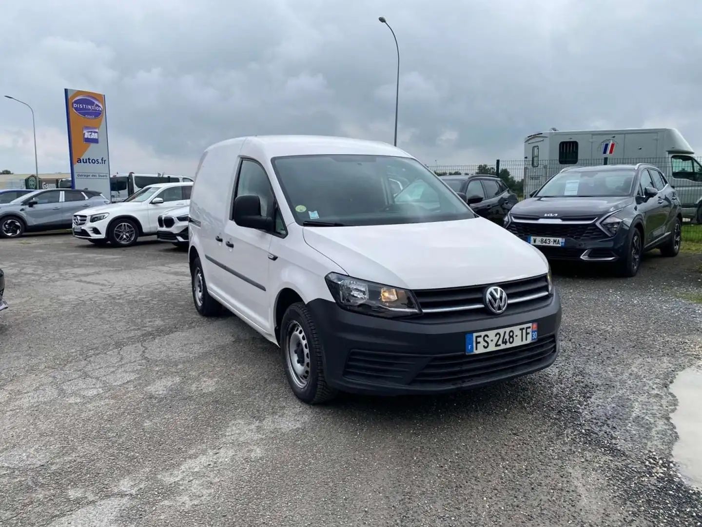 Volkswagen Caddy VAN 2.0 16V TDI - 75 - BUSINESS LINE Blanc - 2