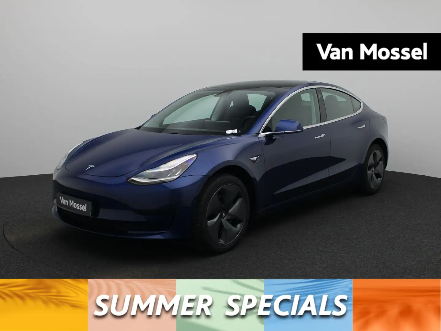 Tesla Model 3 Standard RWD Plus 60 kWh Pano. dak | LEDER | LED | Bleu - 1