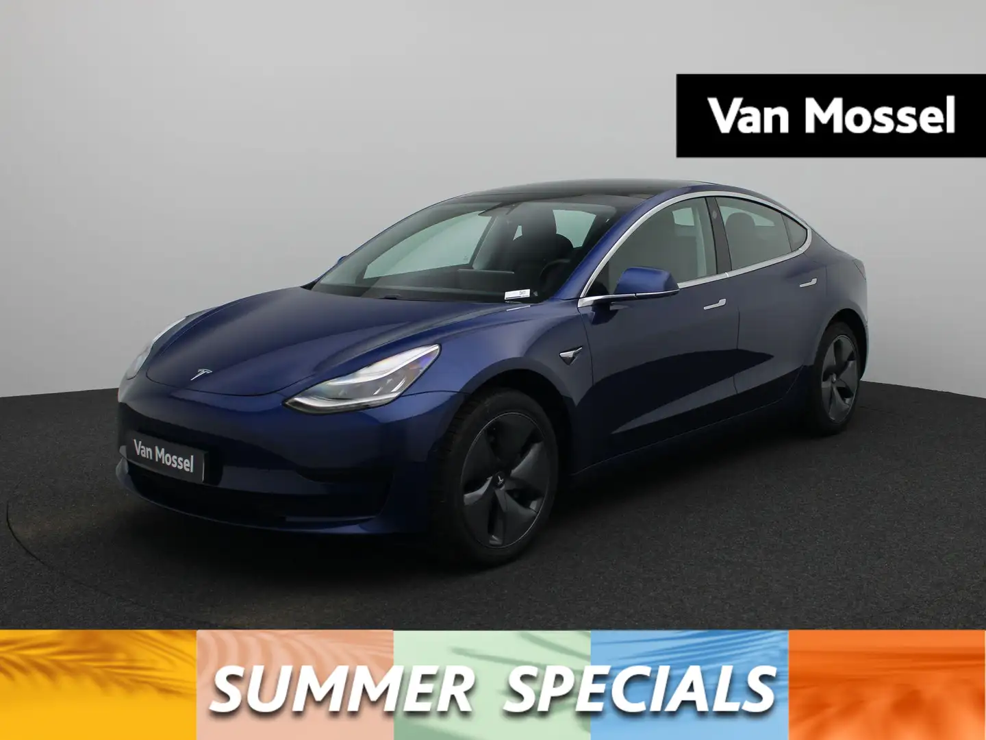 Tesla Model 3 Standard RWD Plus 60 kWh Pano. dak | LEDER | LED | Azul - 1