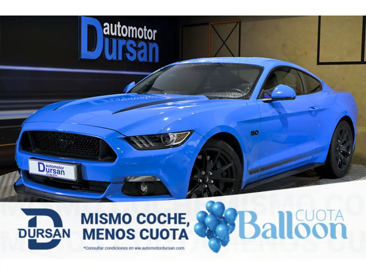 Ford Mustang Fastback 5.0 Ti-VCT GT Aut. Blue - 1