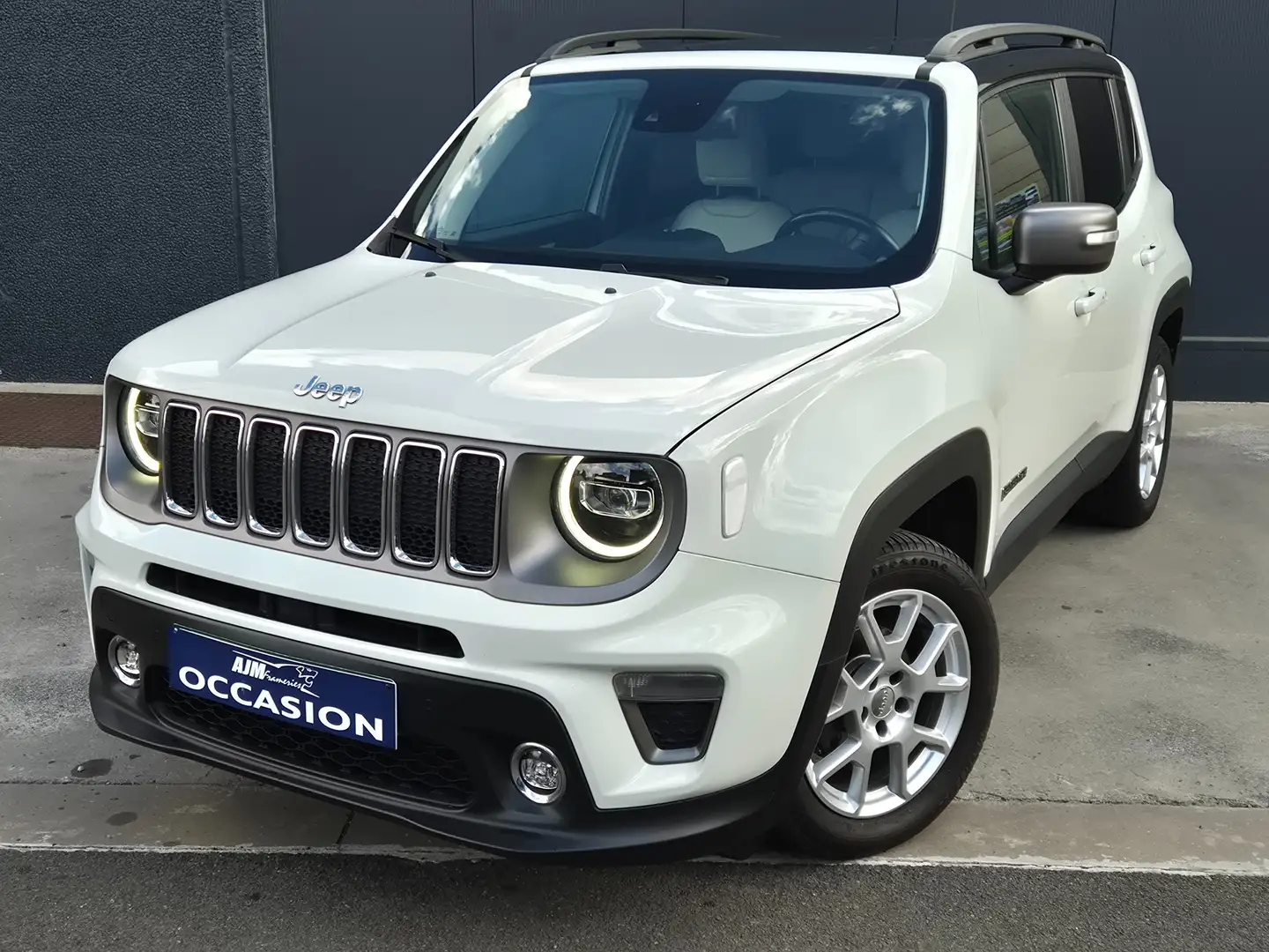 Jeep Renegade Renegade 1.0 T3 Limited ! Garantie 12 mois ! Blanc - 1
