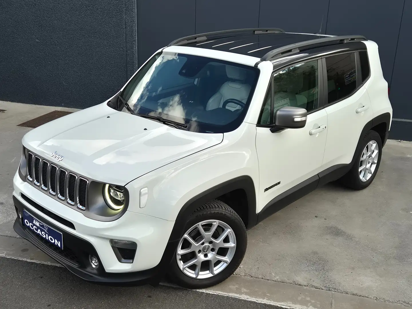 Jeep Renegade Renegade 1.0 T3 Limited ! Garantie 12 mois ! Blanc - 2