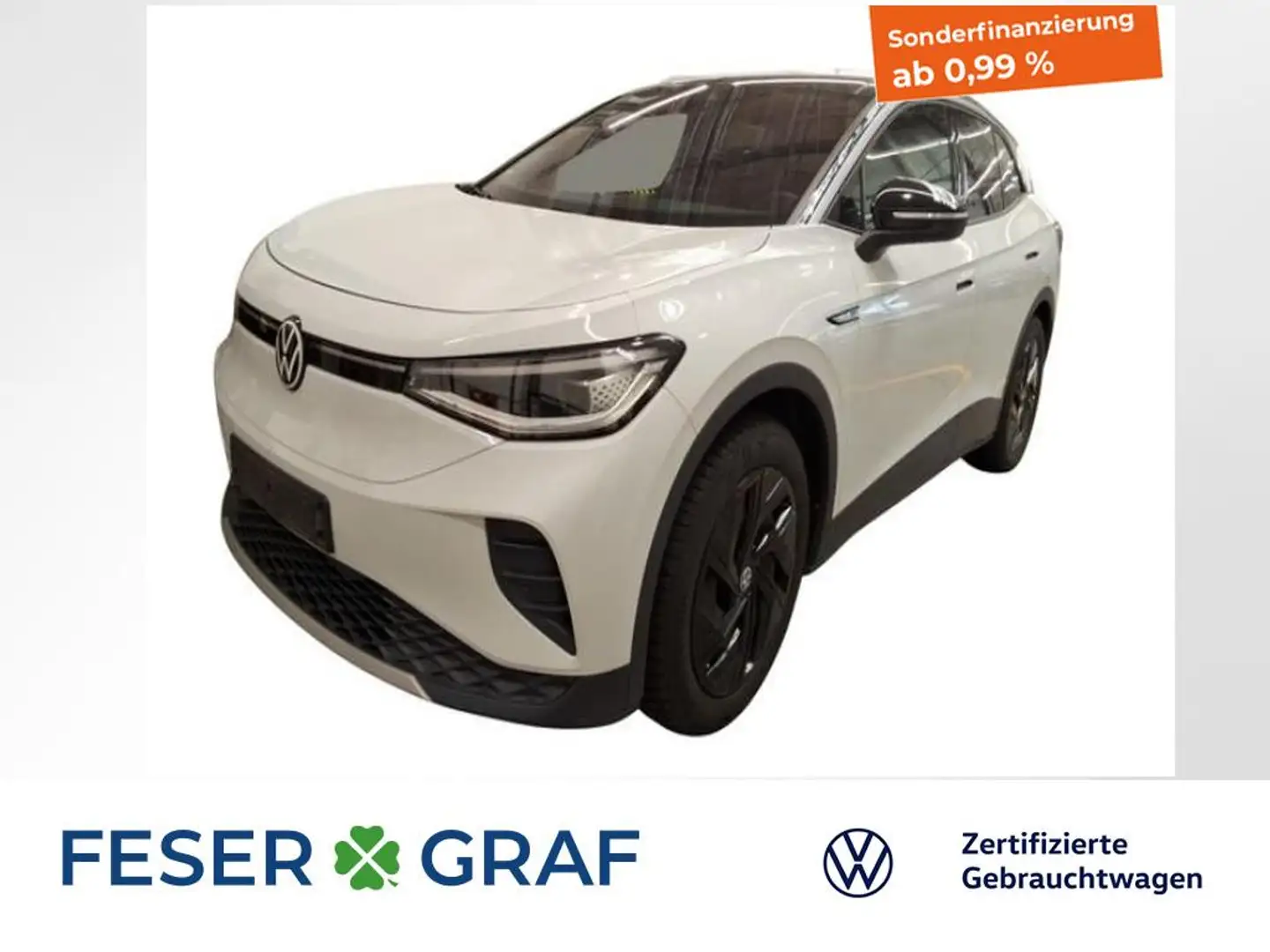 Volkswagen ID.4 Pro 1st Max 82kWh 150KW HUD Pano Kamera Weiß - 1