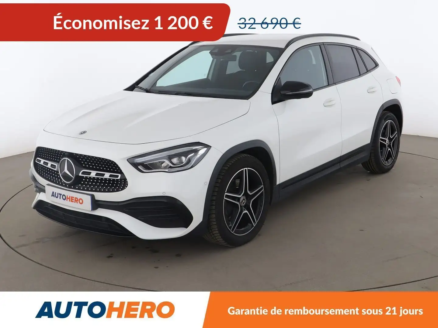 Mercedes-Benz GLA 220 220 d AMG Line DCT Blanc - 1