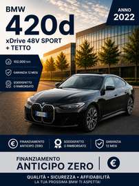 Serie 4 2022 Gran Coupe 420d mhev 48V xdrive + Tetto