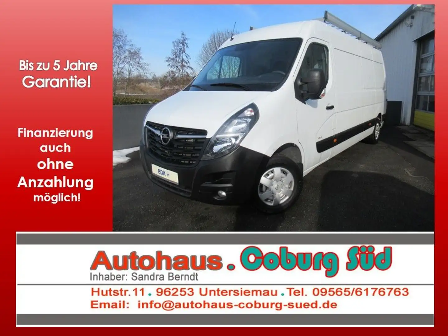 Opel Movano L3H2 Tachograph NAVI KAMERA Weiß - 1