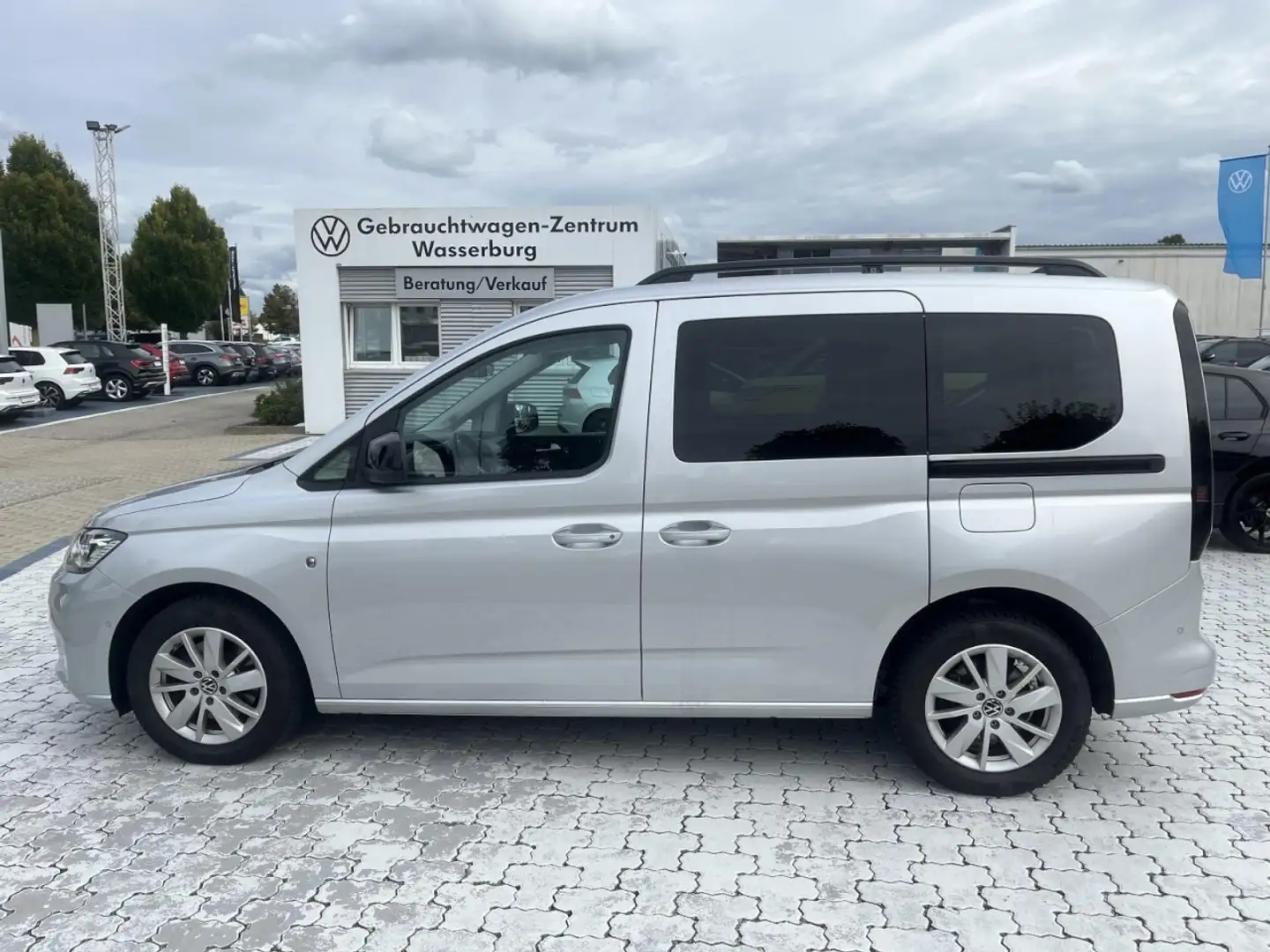 Volkswagen Caddy 2.0 TDI DSG Life (LED,Navi-Pro,AHK,STH) Klima Silber - 2