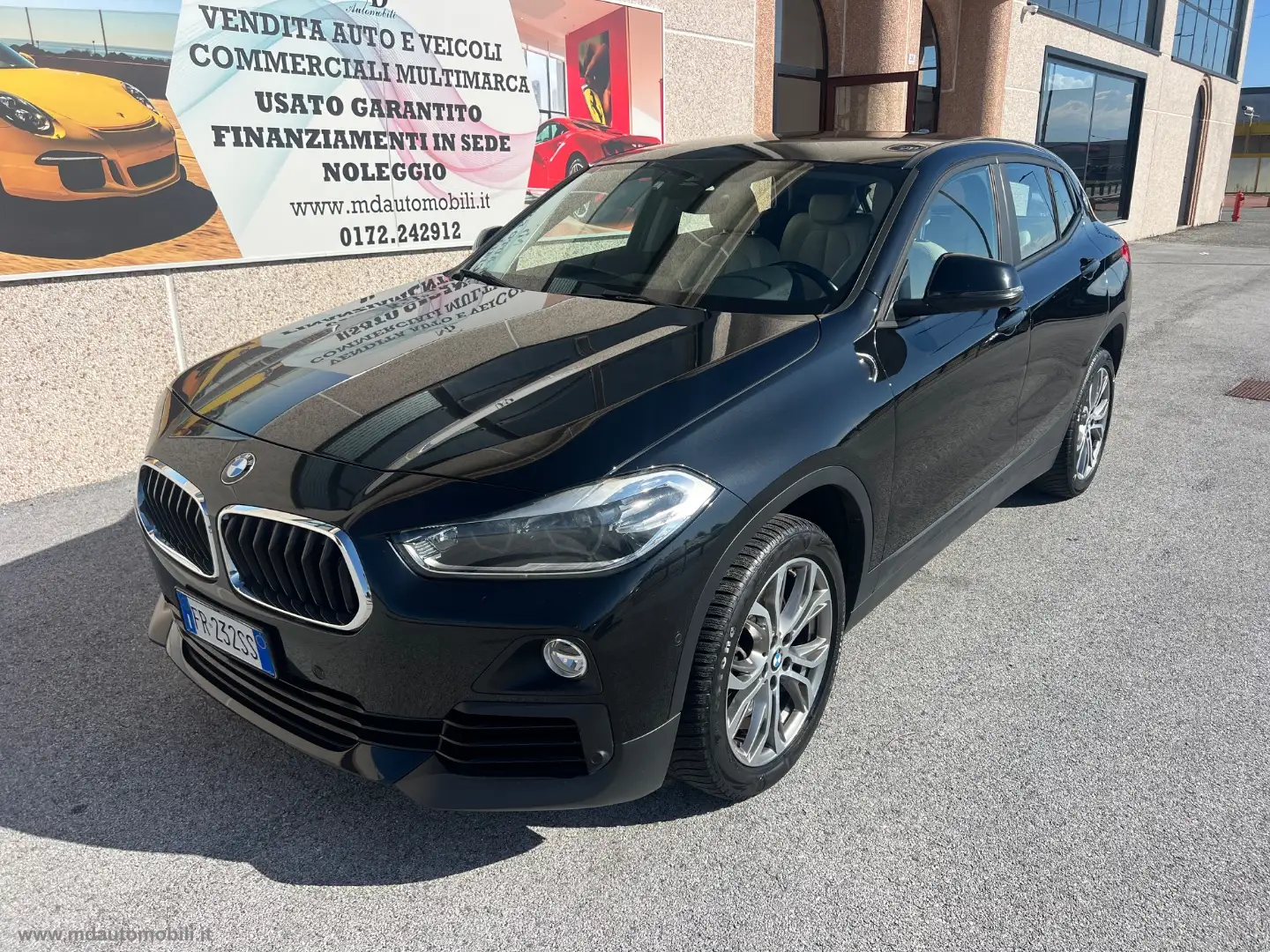BMW X2 xDrive20d Advantage FARI LED PELLE 18 Noir - 1