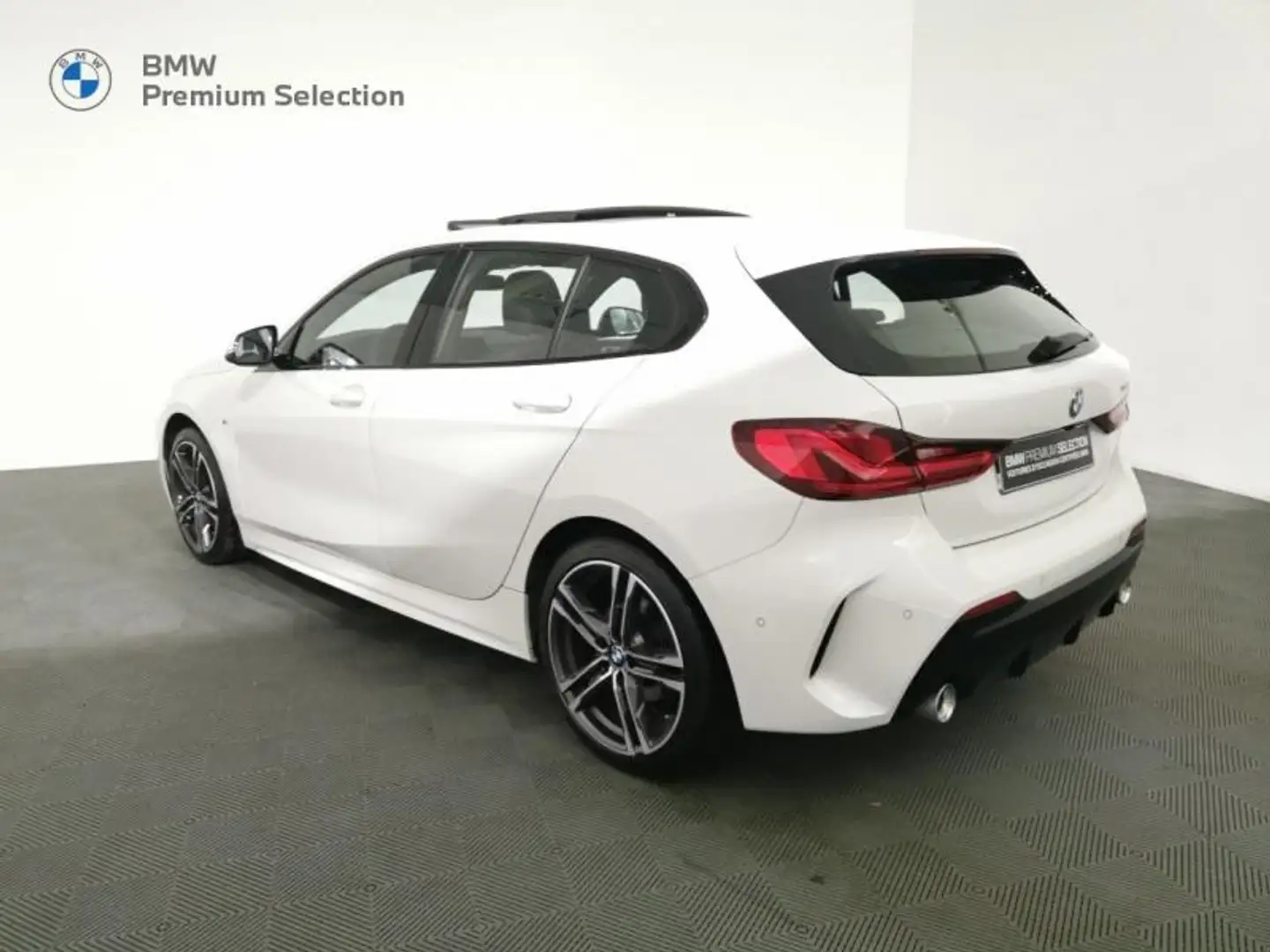 BMW 118 118dA 150ch M Sport 8cv Blanc - 2