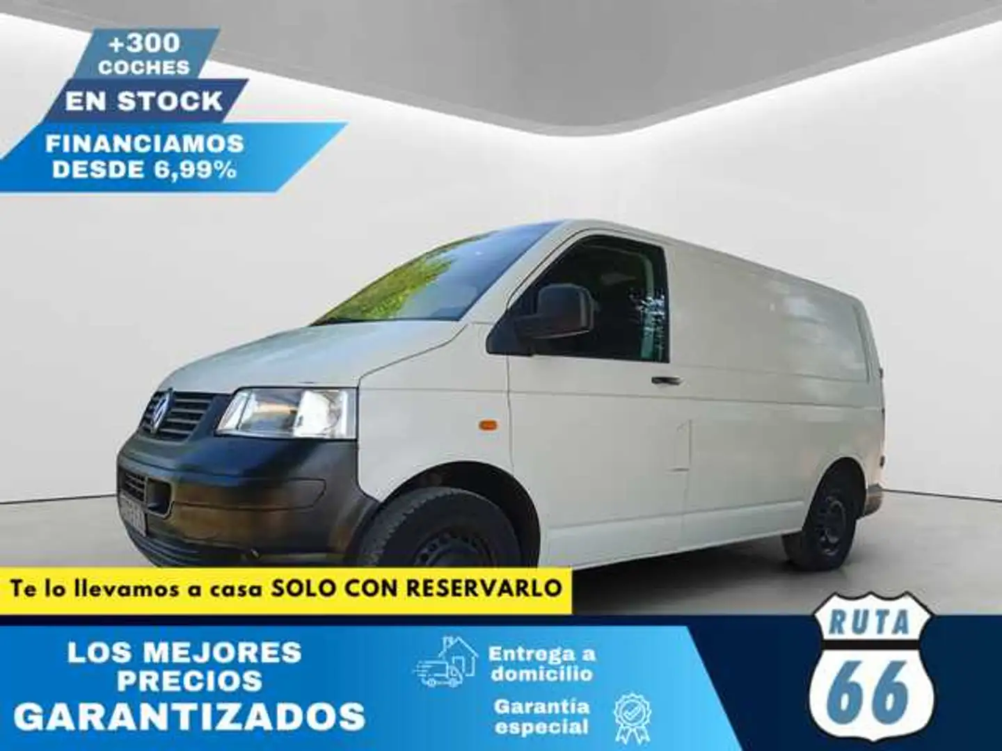 Volkswagen T5 Transporter Furgón 2.5TDI 130 Blanc - 1
