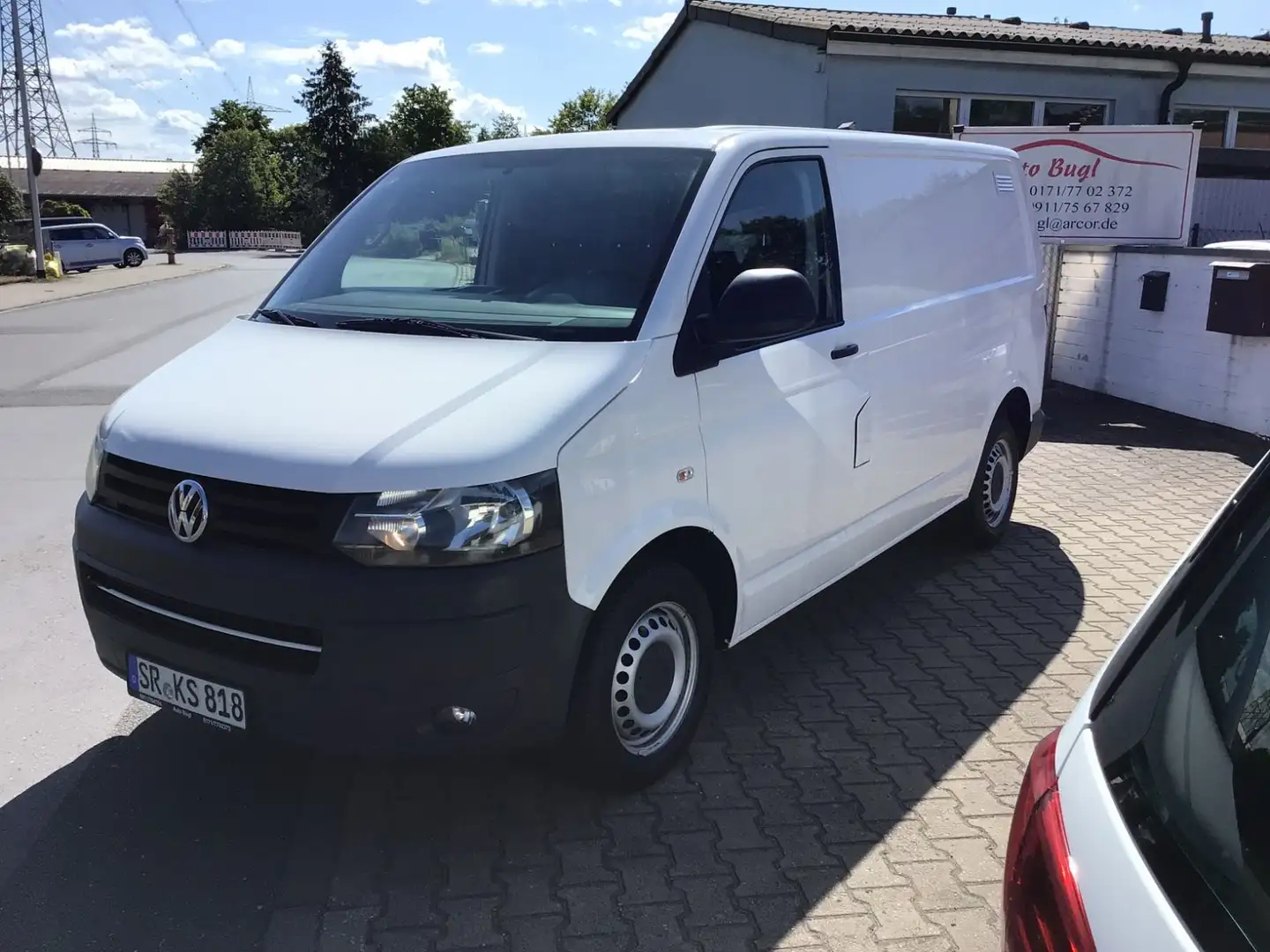 Volkswagen T5 Transporter Kasten-Kombi Kasten Weiß - 1
