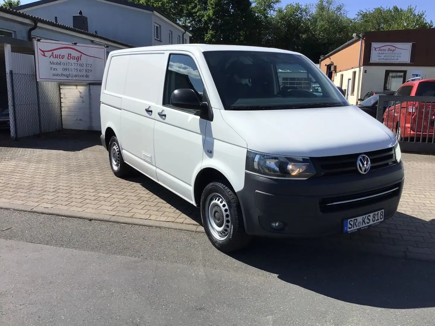 Volkswagen T5 Transporter Kasten-Kombi Kasten Weiß - 2