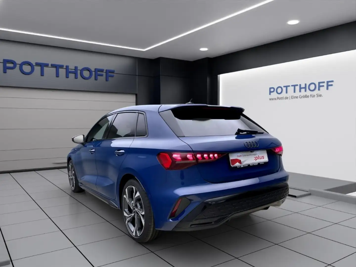 Audi A3 Sportback TFSI S LINE MATRIX NAVI SONOS VRITUAL Blau - 2