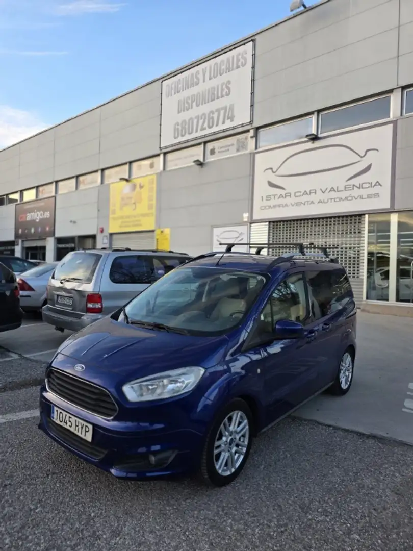 Ford Tourneo Connect 1.0 Ecoboost Titanium Blau - 1