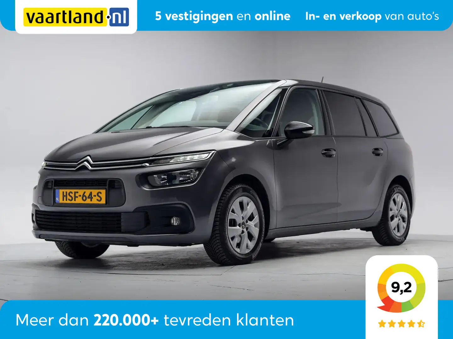 Citroen Grand C4 SpaceTourer 1.2 PureTech Business 7-Pers Aut. [ Navi Carplay C Gris - 1