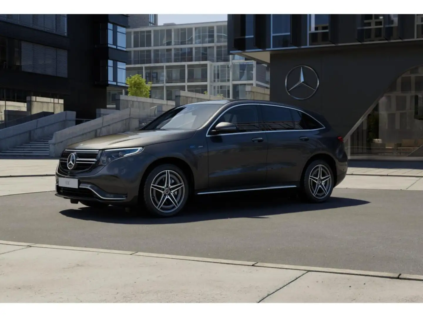 Mercedes-Benz EQC 400 4MATIC AMG Multibeam*Distronic*360*EasyP Grau - 2