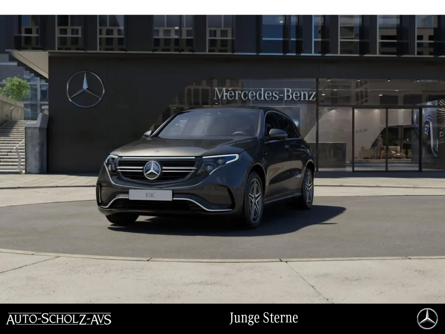 Mercedes-Benz EQC 400 4MATIC AMG Line +MBUX+MBeam+AkustikGlas Grau - 1