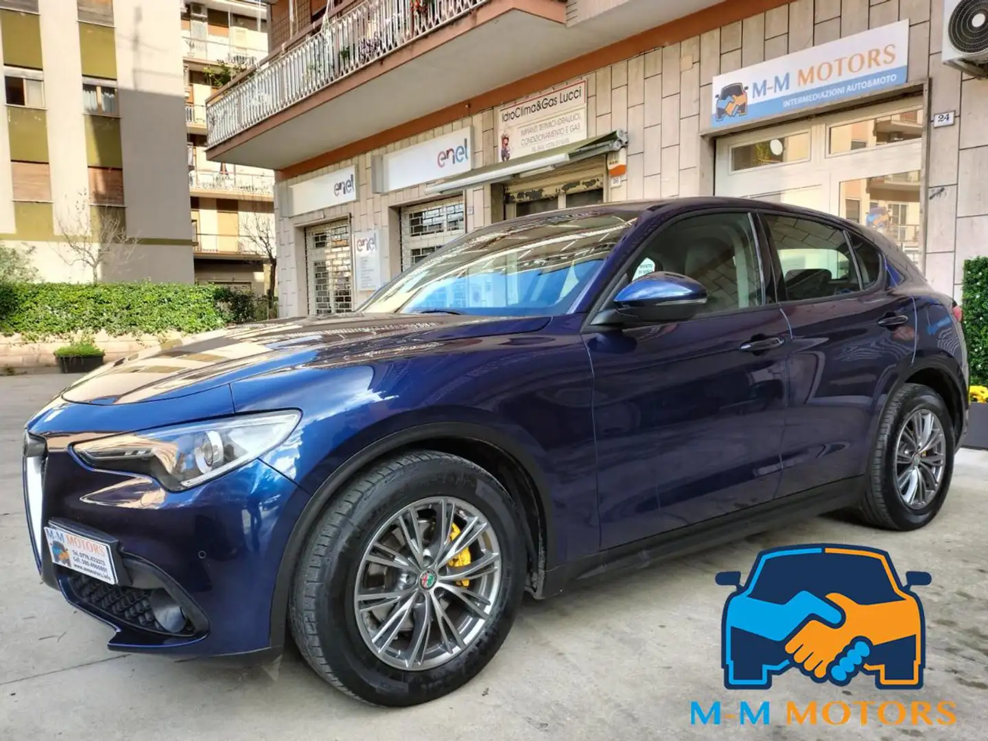 Alfa Romeo Stelvio 2.2 TD 180 CV AT8 RWD BUSINESS. DISTRIBUZIONE OK Bleu - 1