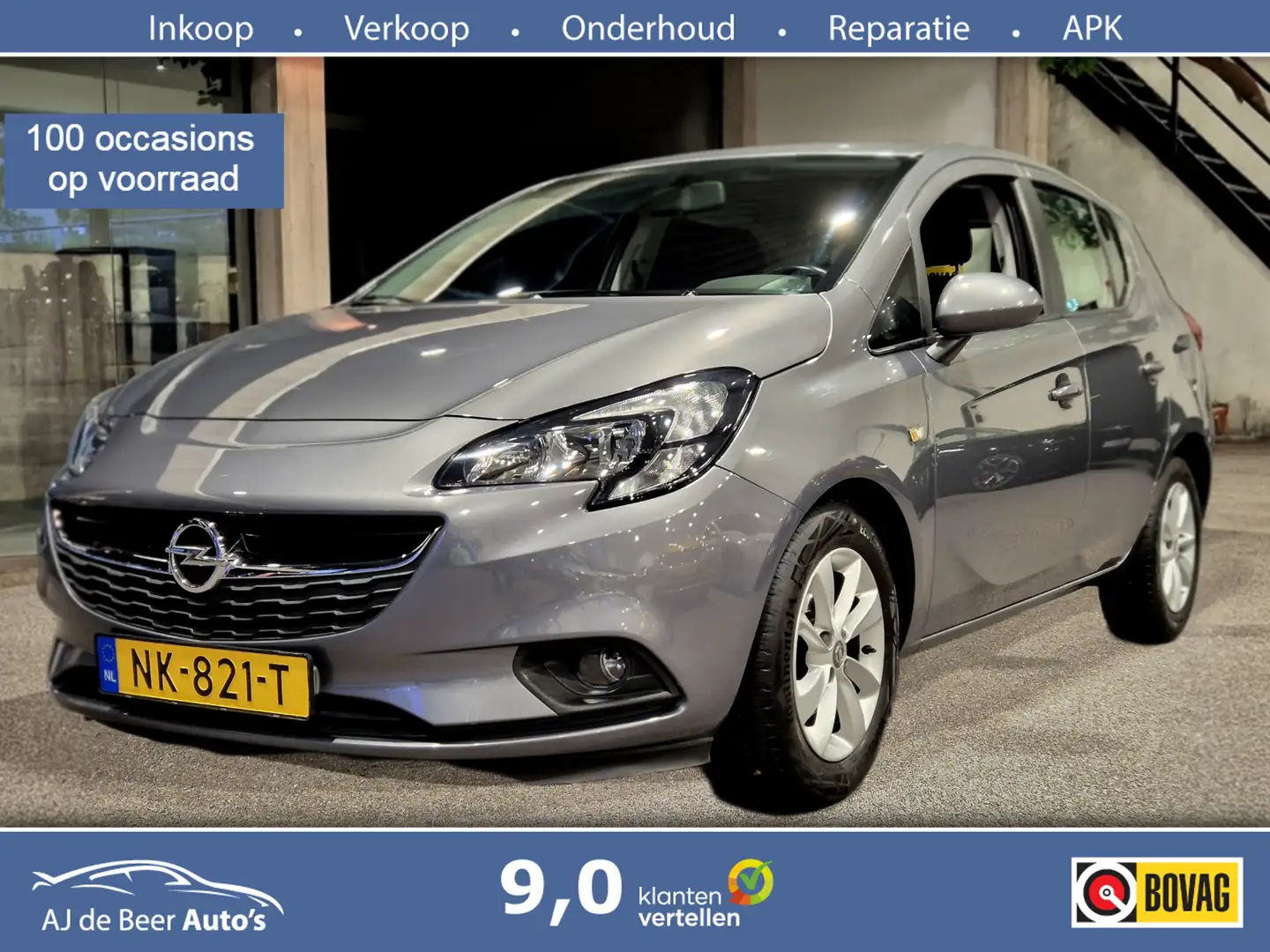 Opel Corsa-e 1.2 5drs ecoFLEX Selection Airco | Cruise | Audio Gris - 1