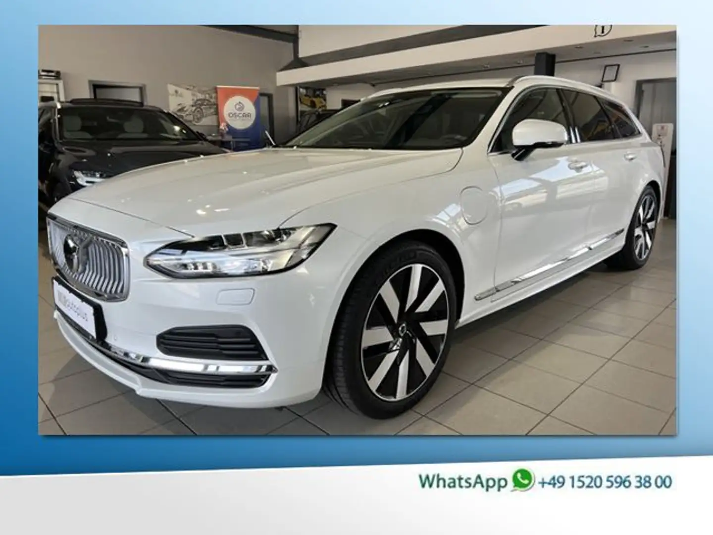Volvo V90 T6 Core Recharge AWD ACC BLIS AHK Kamera LED Weiß - 1