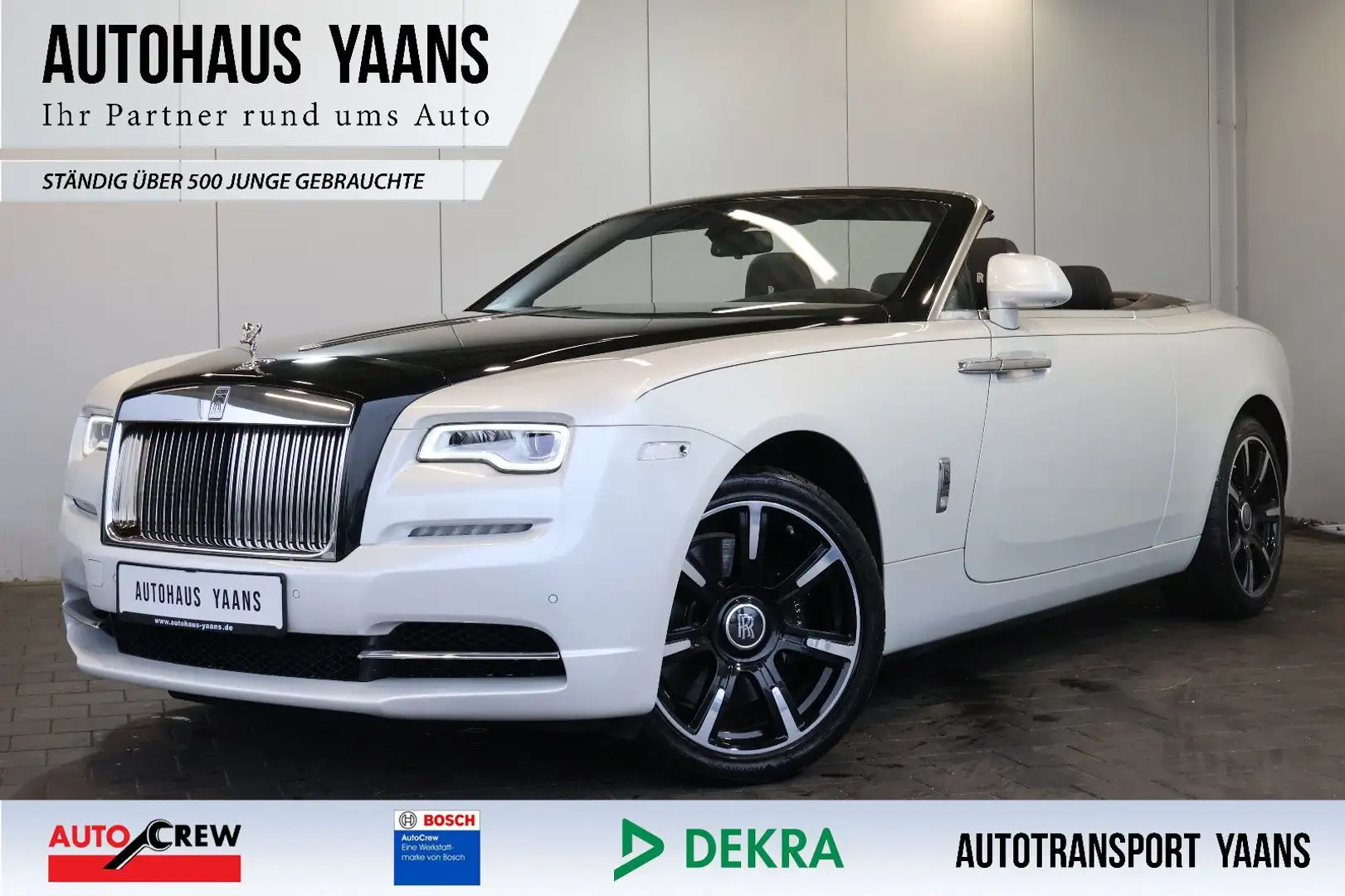 Rolls-Royce Dawn Wraith Dawn 6.6 V12 HUD+KAM+LED+SITZKLIMA+21" Weiß - 1