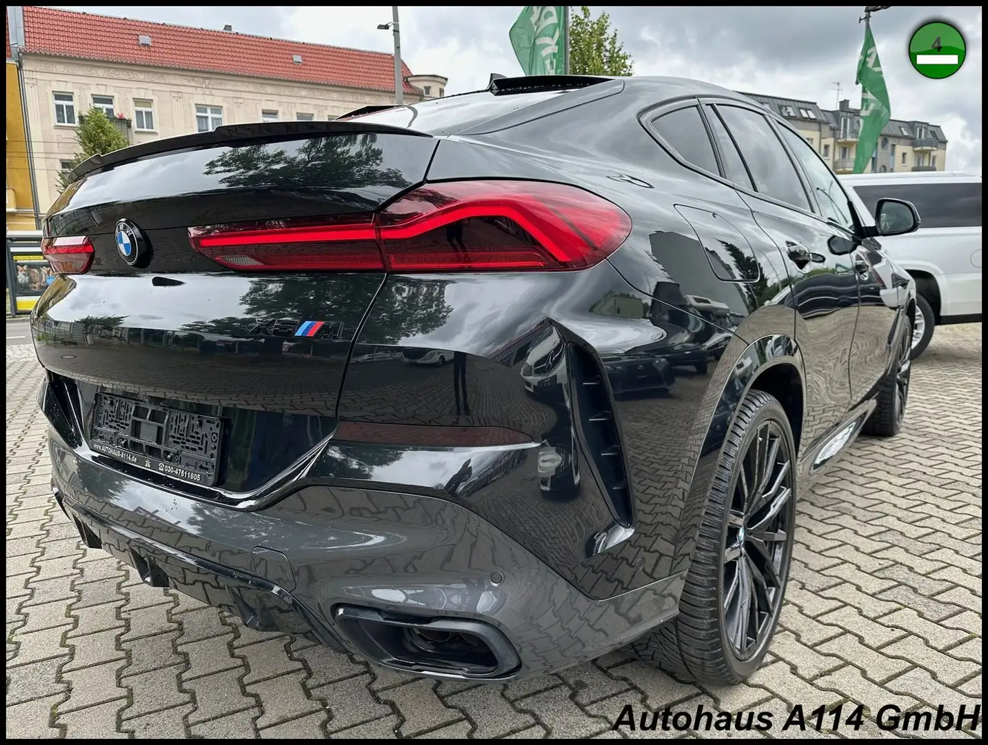 BMW X6 M i / H&K / HUD /3D PARK /SKY LOUNGE /LASER Чорний - 2